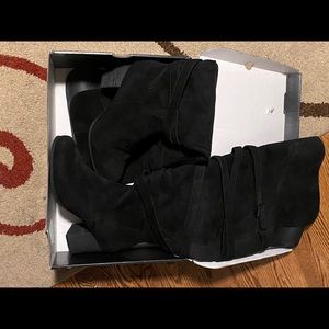 Over the knee plus size boots
